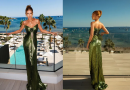 Atriz Marina Ruy Barbosa celebra legado de Giorgio Armani com estilo