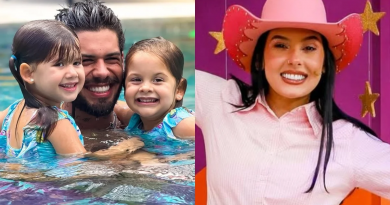 Maria Flor, filha de Zé Felipe, questiona ternamente o pai: “Cadê a Ana?”