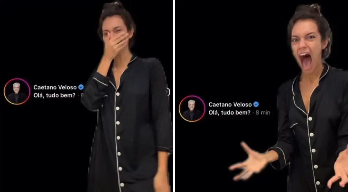 Ex-BBB Alane Fica Emocionada com Mensagem de Caetano Veloso