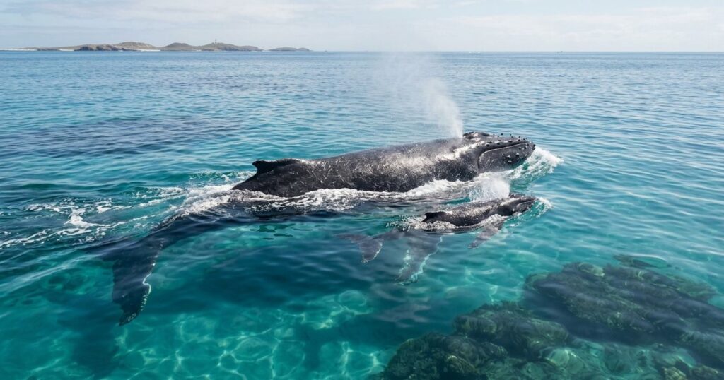 A aproximadamente 70 quilômetros da costa da Bahia, ilhas vulcânicas e estruturas de coral com formatos incomuns compõem uma paisagem que recebe baleias-jubarte entre junho e novembro: o parque nacional marinho criado em 1983 que protege quase 88 mil hectares do Oceano Atlântico.