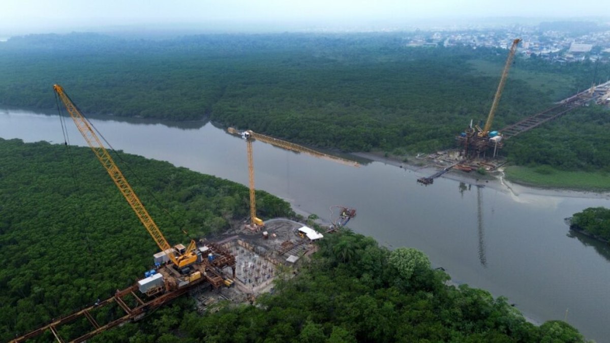 Ponte terá 160 metros sobre rio sem pilares em SC; entenda como