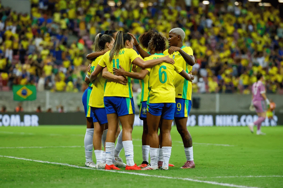 Seleção Feminina abre vantagem, mas vê Argentina empatar amistoso no Recife