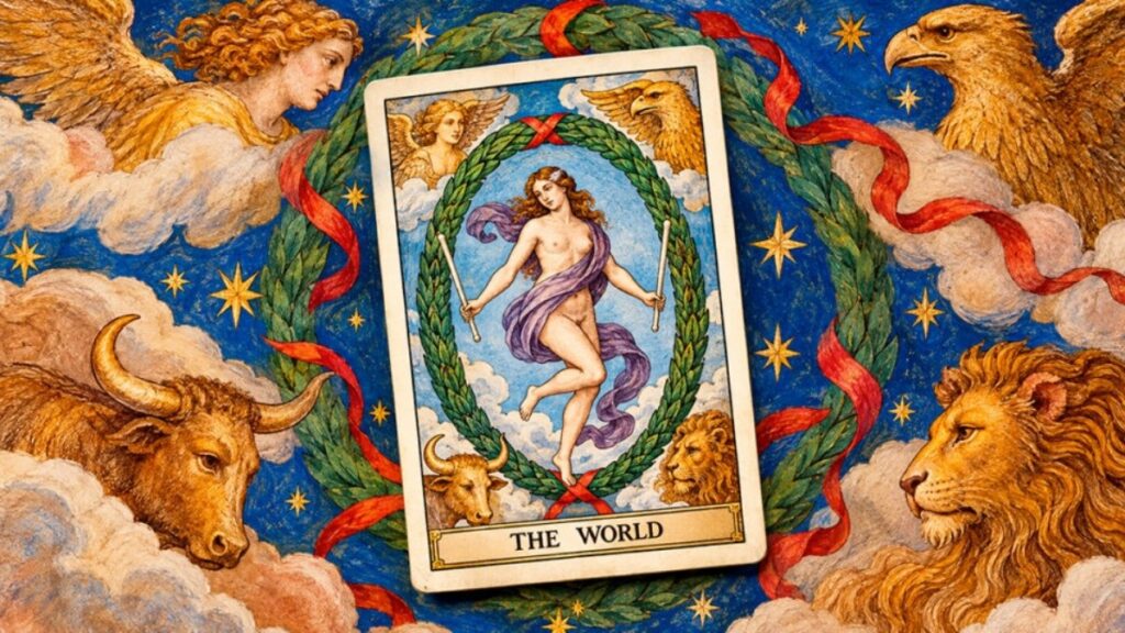 Tarot de novembro de 2026: O Mundo traz conquistas e pede para fechar ciclos