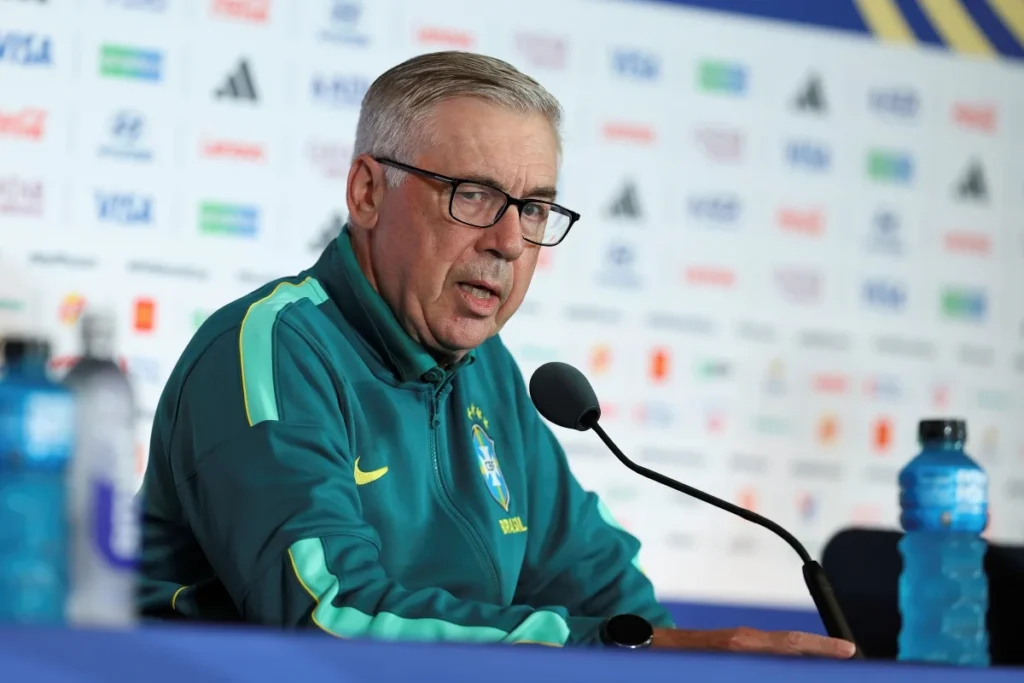 Ancelotti anuncia convocados do Brasil para jogos contra Japão e Singapura